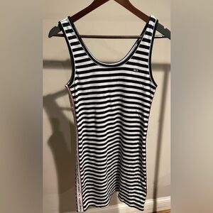 Tommy Hilfiger Women's Tank Top Cotton-Polyester White-Navy size XL